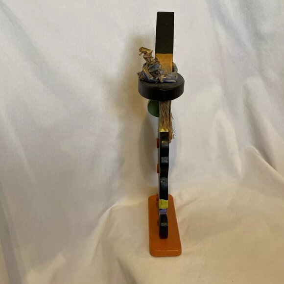 Wooden Witch by Seasonal Specialties Company 13.5" Freestanding Halloween Decor - Picture 3 of 13